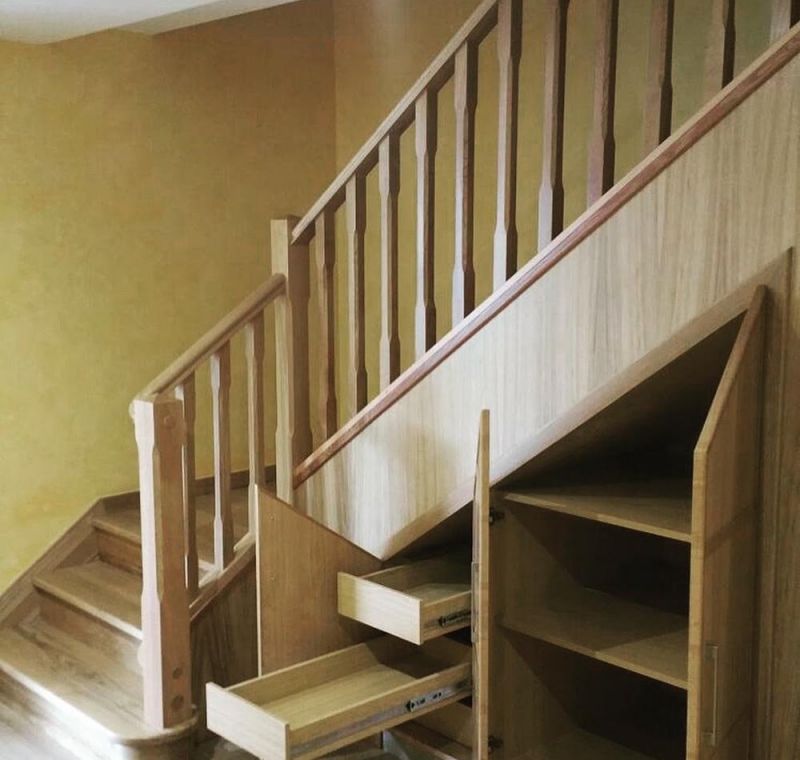 Escaleras de madera en Lugo